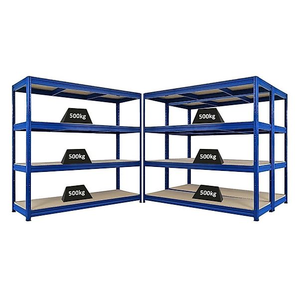 PROREGAL Mega Deal 3x Schwerlastregal Dino HxBxT 180x200x60cm 4 Spanplatten günstig online kaufen