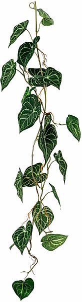 Kunstgirlande Anthurienblattgirlande Grünpflanze, Creativ green, Höhe 110 c günstig online kaufen