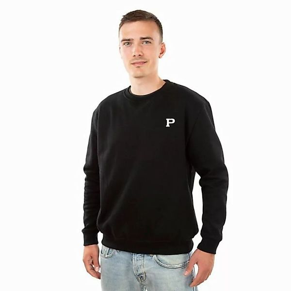 Platzangst Sweater Sweatshirt P-Logo Schwarz günstig online kaufen