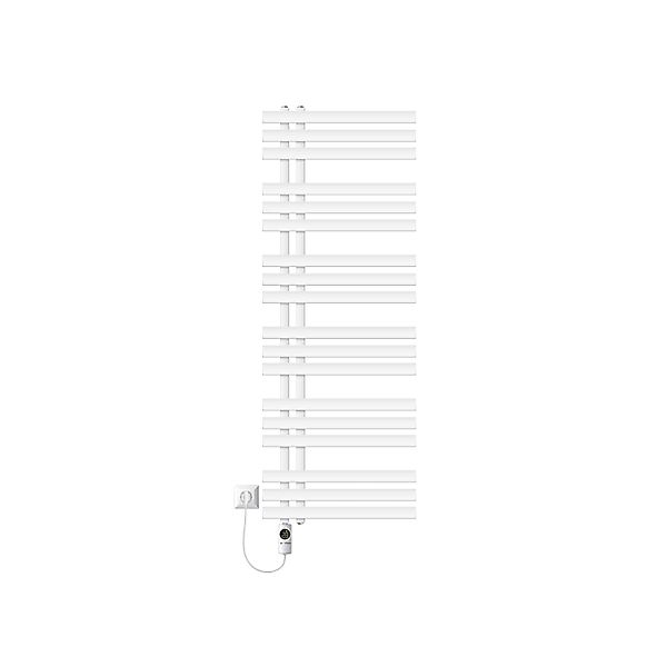 LuxeBath Badheizkörper 500x1400mm Weiß mit Heizstab 900W Digital günstig online kaufen