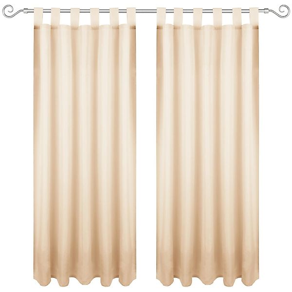 Bestlivings Gardine "Ellen" mit Schlaufen (2 St), Schlaufe, blickdicht, Pol günstig online kaufen