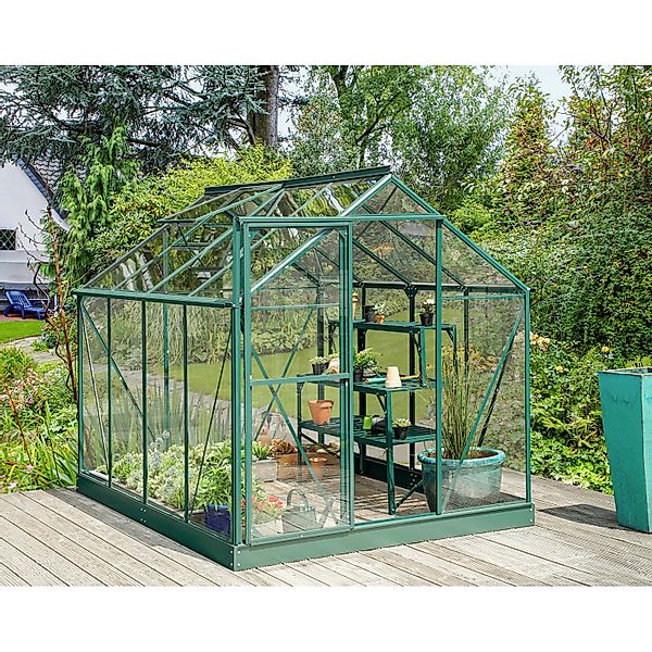 Vitavia Gewächshaus Triton 5000 Smaragd 5 m² inkl. Fundamentrahmen günstig online kaufen