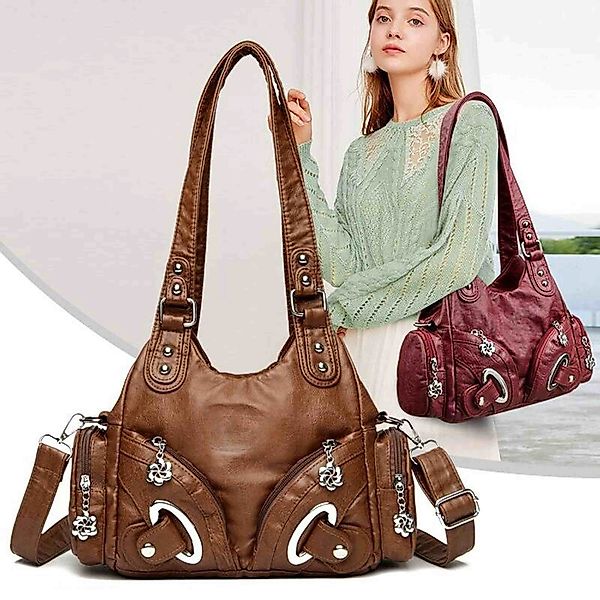 AUKUU Umhängetasche Vintage Damen-Tasche, Schultertasche, vielseitig günstig online kaufen