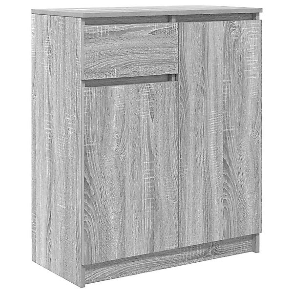 vidaXL Sideboard mit Schublade Grau Sonoma 71x35x84 cm Holzwerkstoff 861594 günstig online kaufen