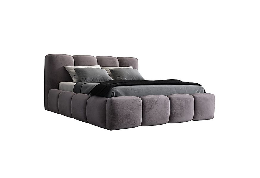 A&J MöbelLand GmbH Polsterbett DANA mit Matratze, Lattenrost und Bettkasten günstig online kaufen