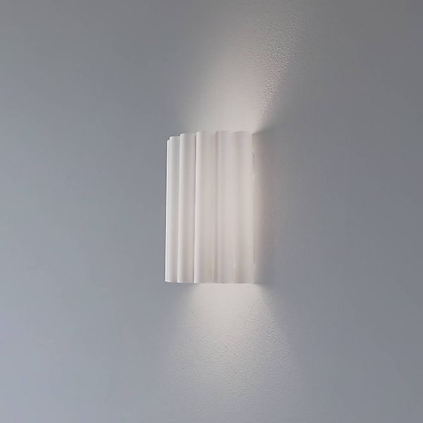 Wandleuchte Aria, weiß, Microfaser, E27 günstig online kaufen