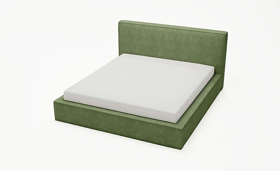 Polsterbett mit Stauraum Malton ¦ grün ¦ Maße (cm): B: 195 H: 100 Betten > günstig online kaufen