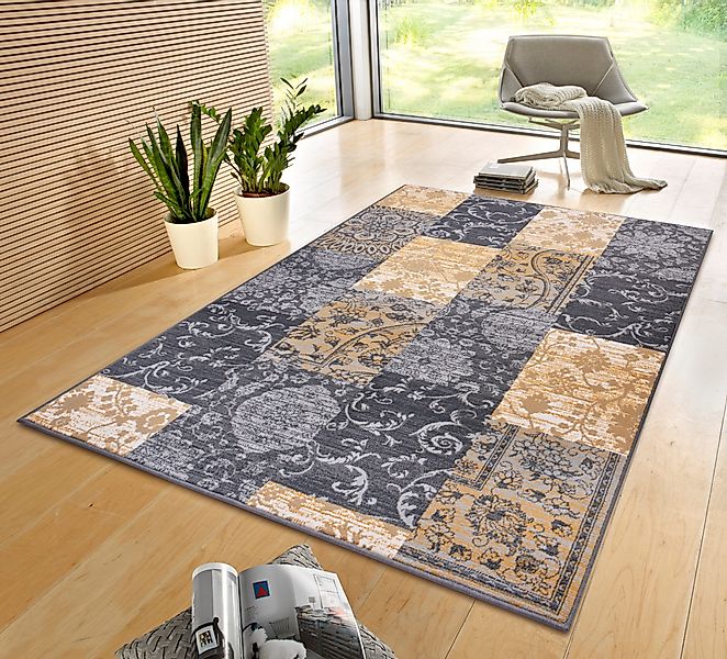 HANSE Home Teppich "Bloques" rechteckig 9 mm Höhe Kurzflor, Weich, Mehrfarb günstig online kaufen