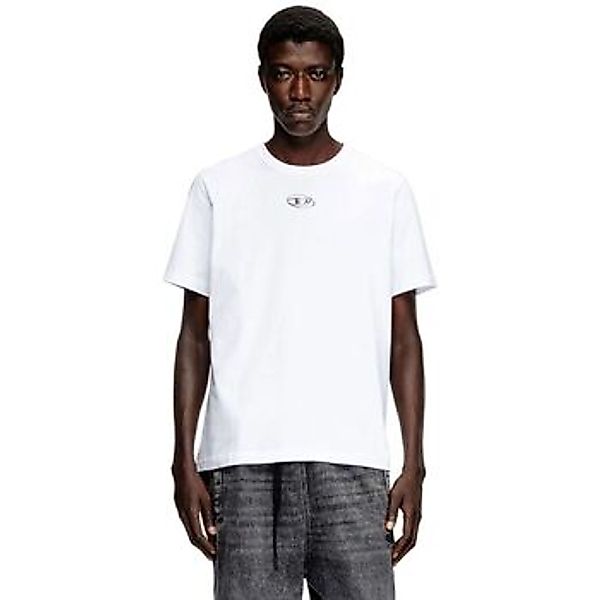 Diesel  T-Shirts & Poloshirts A17880 0CLBR T-ADJUST-OD-100 WHITE günstig online kaufen