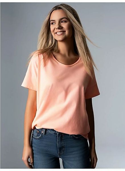 Trigema T-Shirt TRIGEMA Oversize T-Shirt mit V-Ausschnitt (1-tlg) günstig online kaufen