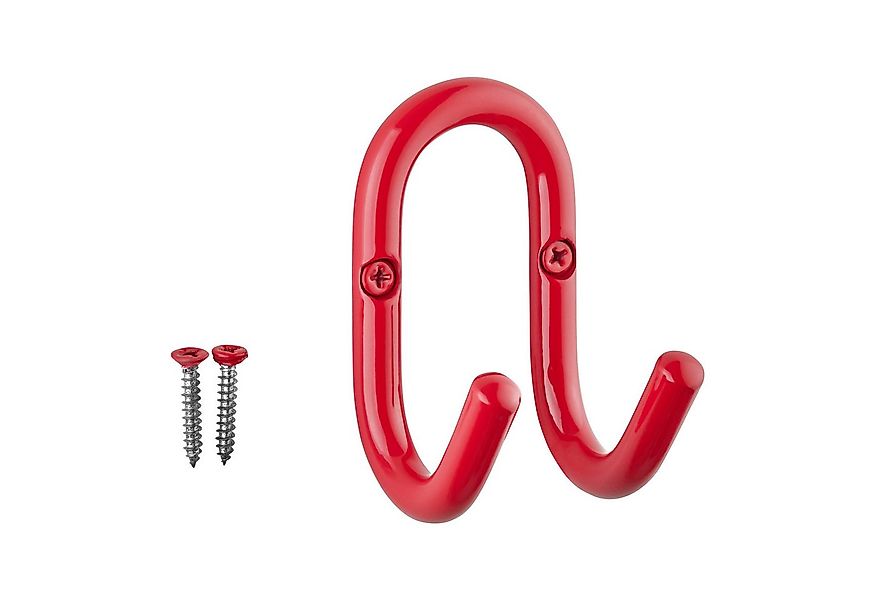 SO-TECH® Kleiderhaken Garderobenhaken FARA Doppelhaken Stahl, (1-St), 88 x günstig online kaufen