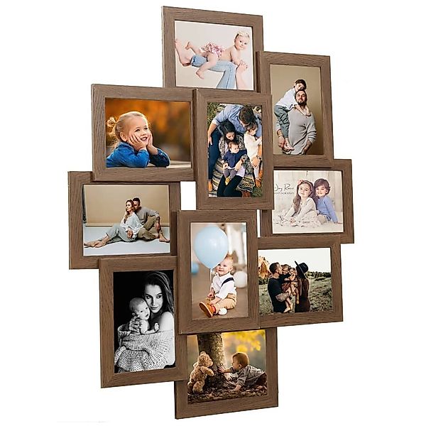 furnicato Bilderrahmen Collage für 10x(10x15 cm) günstig online kaufen