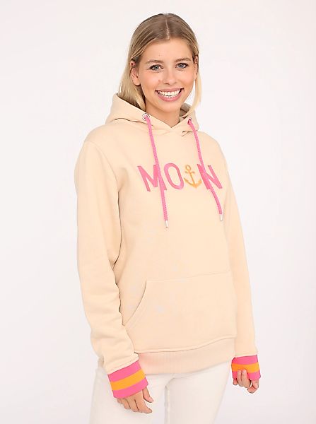 Zwillingsherz Hoodie ""Rahel"", Mit Kontrastbündchen und Fronttasche günstig online kaufen