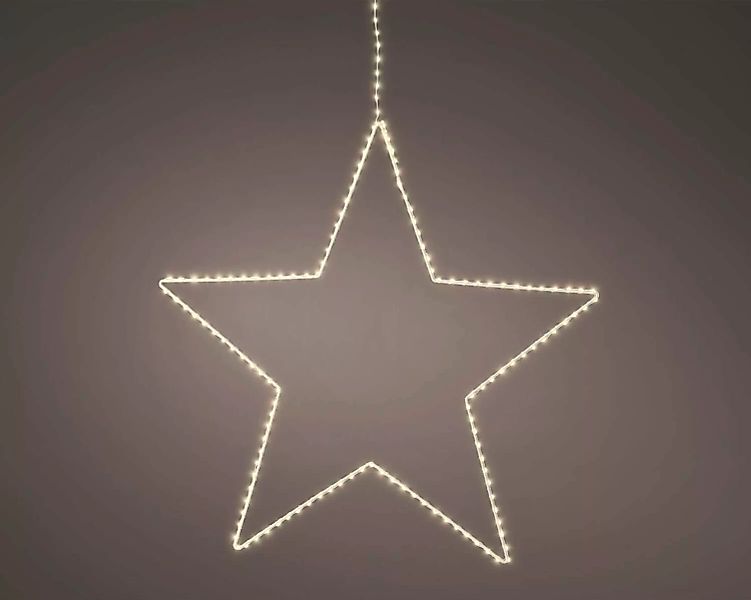 Lumineo Leuchtdeko Micro LED Rahmenbeleuchtung Stern 58 cm günstig online kaufen