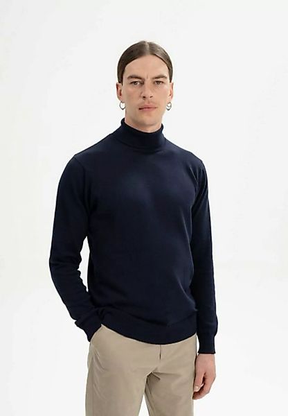 MELA Rollkragenpullover Feinstrick Rollkragenpullover KANJA Rippbündchen günstig online kaufen