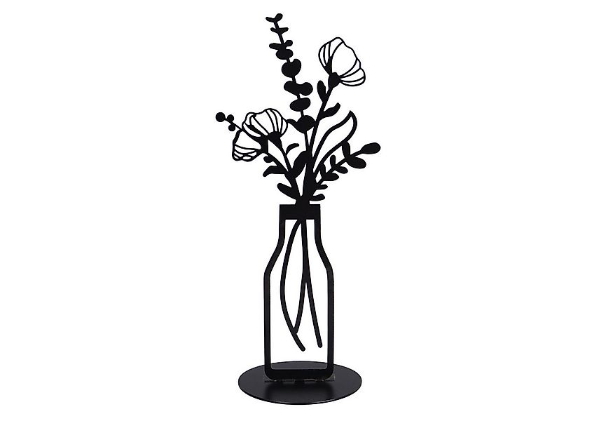 UNUS HOME Dekofigur Deko Aufsteller aus Metall Elisabeth Blumenvase (Aufste günstig online kaufen