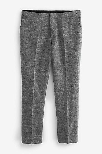 Next Anzughose Strukturierte Slim Fit Anzughose aus Bouclé (1-tlg) günstig online kaufen