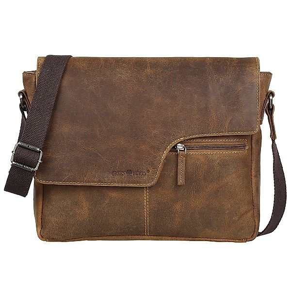 Greenburry Umhängetasche Vintage Leder Messenger Schultertasche günstig online kaufen