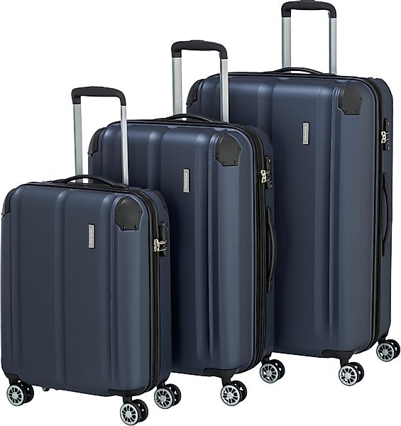 travelite Trolleyset CITY, marine, 4 Rollen, günstig online kaufen