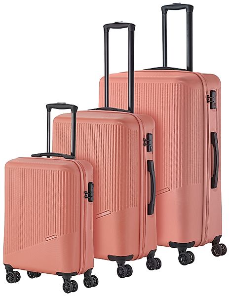 travelite Trolleyset BALI 4w L/M/S, 4 Rollen, (Set, 3 tlg., Hartschalen Tro günstig online kaufen