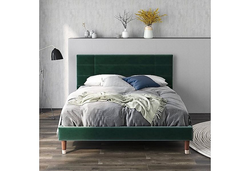 Merax Polsterbett, Doppelbett 140x200 cm,Ehebett mit günstig online kaufen