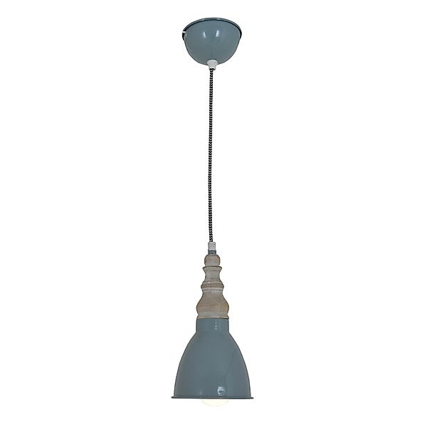 Näve Metall-Pendelleuchte Delhi Grün Ø 13 cm x 102 cm günstig online kaufen