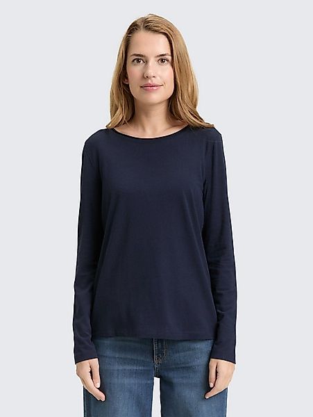 TOM TAILOR Langarmshirt T-Shirt Basic Langarmshirt günstig online kaufen