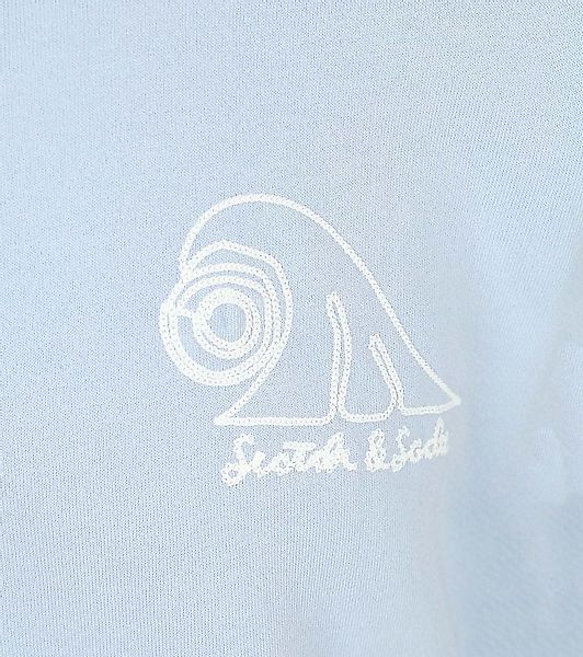Scotch and Soda Pullover Embroidered Hellblau - Größe XL günstig online kaufen