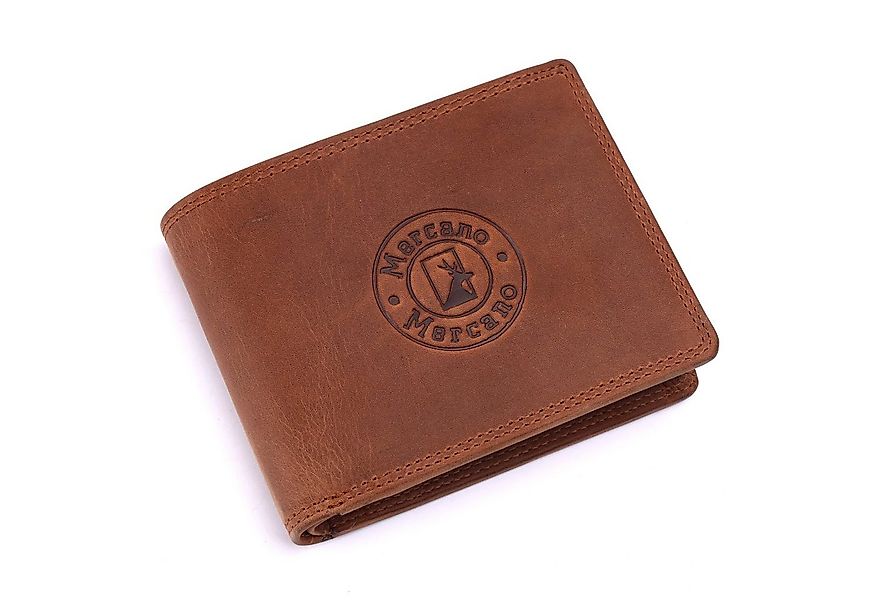 Mercano Geldbörse für Herren aus Vintage-Leder (inkl. Geschenkbox), Doppeln günstig online kaufen