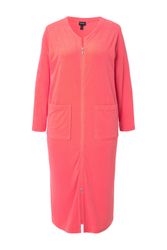 Ulla Popken Bademantel Bademantel Frottee 2-Wege-Reissverschluss günstig online kaufen