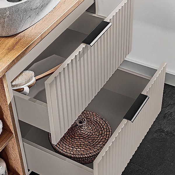 Lomadox Waschtisch ADELAIDE-56-CASHMERE, Waschtischschrank, kaschmir und günstig online kaufen