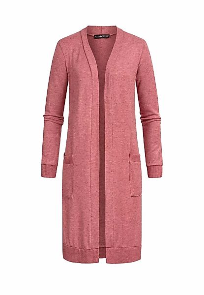 CLOUD 5IVE Strickjacke "CLOUD 5IVE Longform Viskose Cardigan mit 2 seitl. T günstig online kaufen