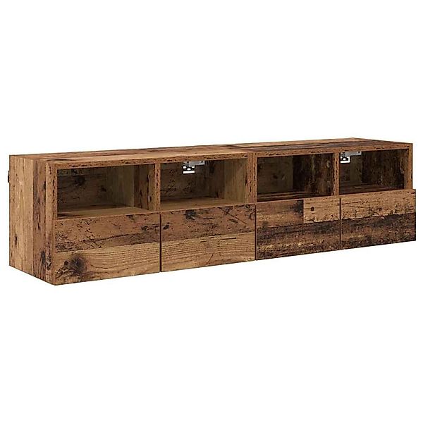 vidaXL Wand-TV-Schränke 2 Stk Altholz 60 x 30 x 30 cm Holzwerkstoff 882923 günstig online kaufen