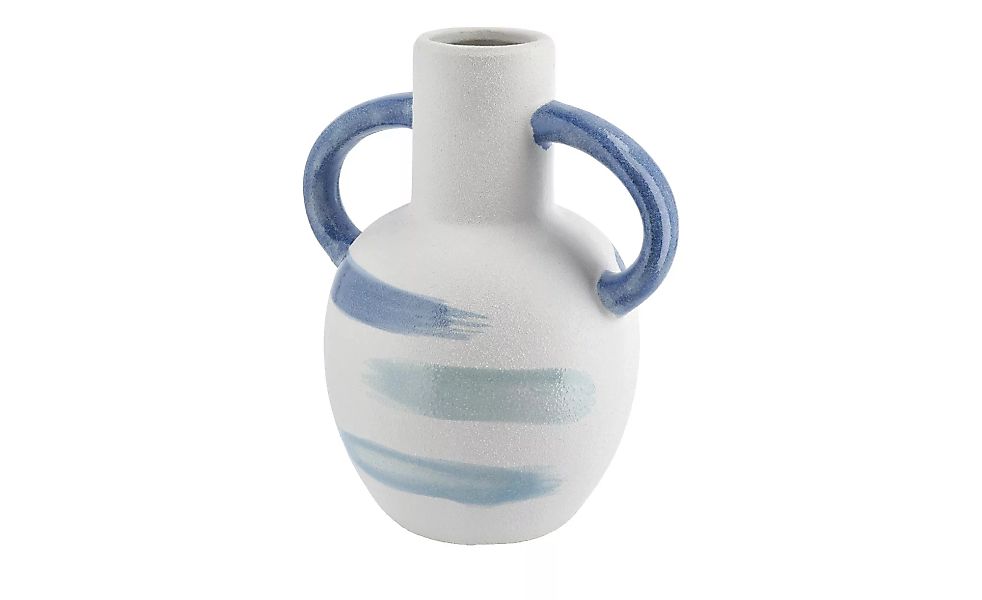Vase ¦ blau ¦ Steingut ¦ Maße (cm): H: 15  Ø: 12.5 Accessoires > Vasen - Hö günstig online kaufen