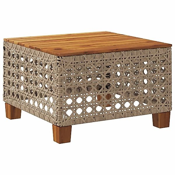 vidaXL Gartentisch Gartentisch Beige 55x55x36 cm günstig online kaufen