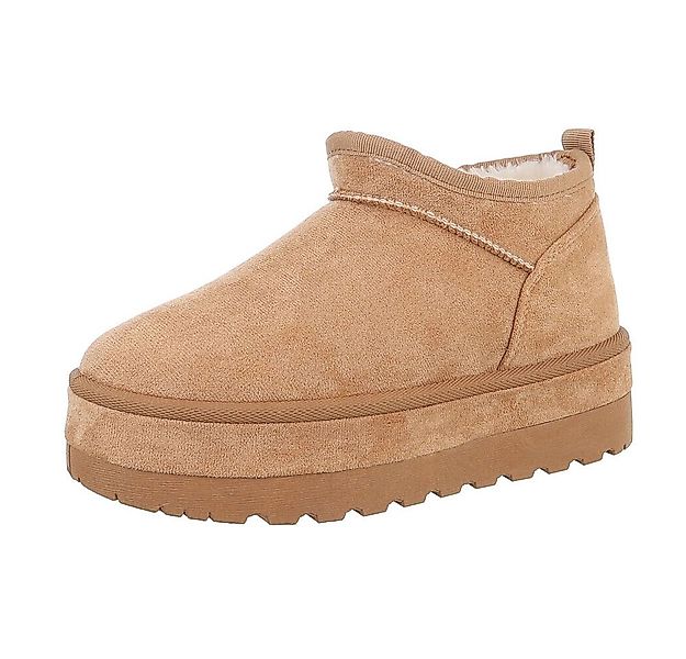 Ital-Design Damen Snowboots Freizeit Snowboots (87451898) Flach Stiefelette günstig online kaufen