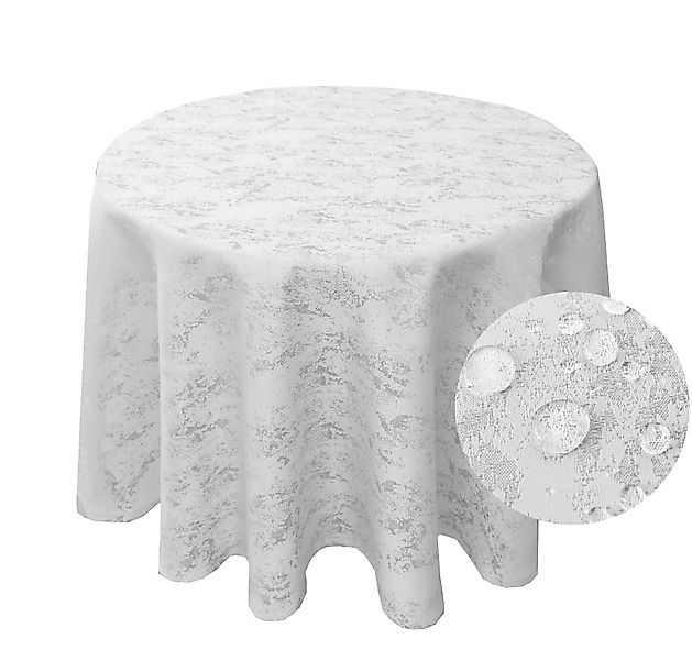 Brilliant Tischdecke Meliert RUND Tischdecke marmoriert günstig online kaufen