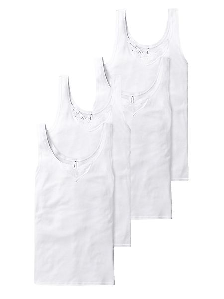 Schiesser Trägertop Cotton Essentials (4-tlg) träger-top günstig online kaufen