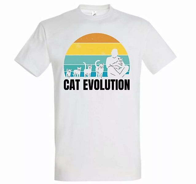Youth Designz T-Shirt Cat Evolution Herren Shirt mit modischem Frontprint günstig online kaufen
