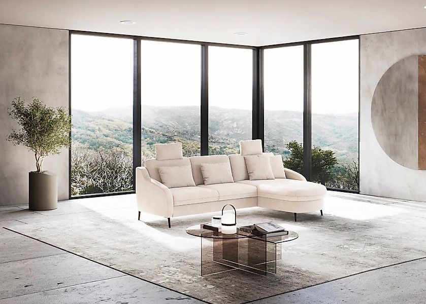 sit&more Ecksofa »Soul L-Form« wahlweise mit Bettfunktion günstig online kaufen