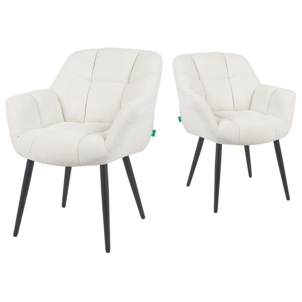 DUBI Möbel 4-Fußstuhl Mika-Remo 2er-Set, pulverbeschichtet günstig online kaufen