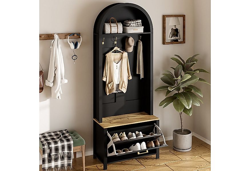 HAUSS SPOLE Garderoben-Set mit Schuhregal,Flurgarderobe Garderobenschrank m günstig online kaufen