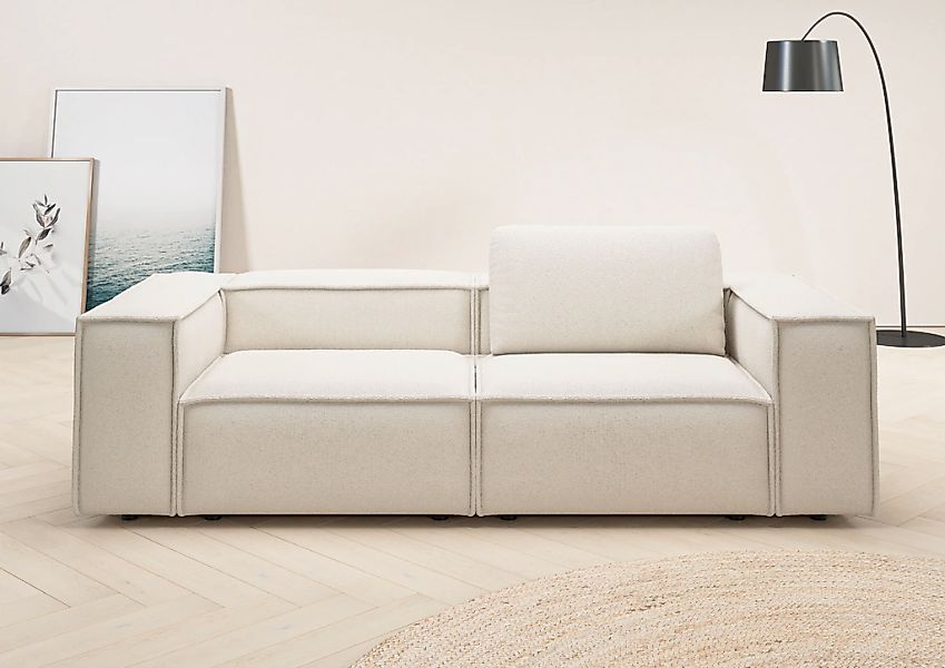 Home affaire 2-Sitzer "Watertown, modernes Sofa 246 cm breit, auch in Feinc günstig online kaufen
