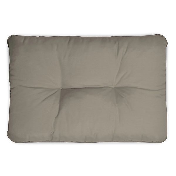 Beautissu Flair Loungekissen Outdoor Rücken 50x40x12cm Hellgrau günstig online kaufen