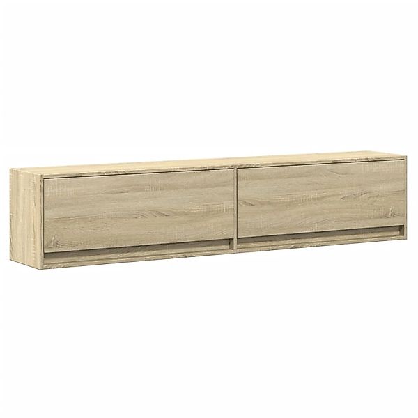 vidaXL TV-Wandschrank mit LED Sonoma-Eiche 180x31x38 cm 3307949 günstig online kaufen