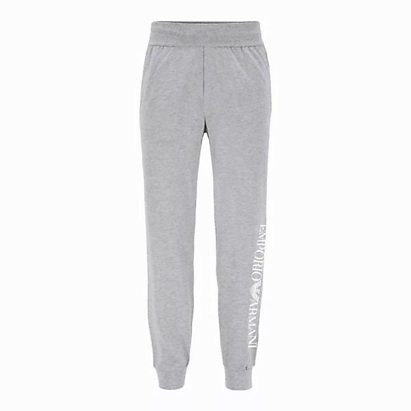 Emporio Armani Loungehose Pants with Cuffs mit kleinem Markenschriftzug am günstig online kaufen