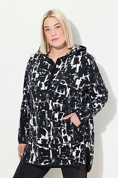 Ulla Popken Sweatshirt Longpullover Teddyfleece Kapuze günstig online kaufen