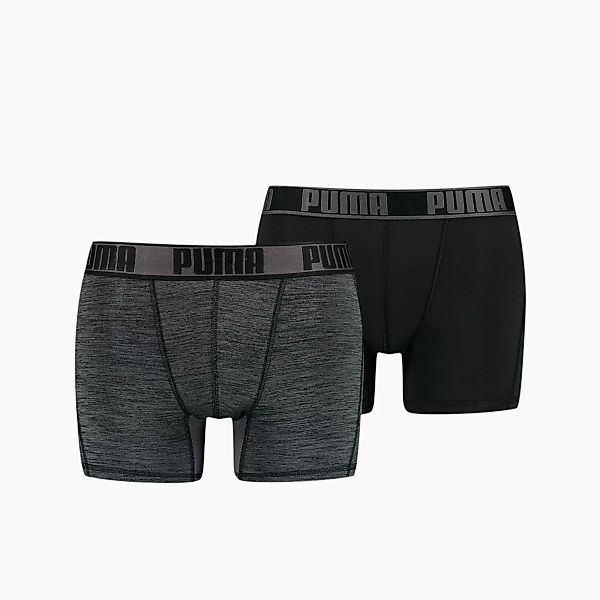 PUMA Grizzly Herren Boxer Shorts (2er Pack) | Mit Aucun | Schwarz | Größe: günstig online kaufen