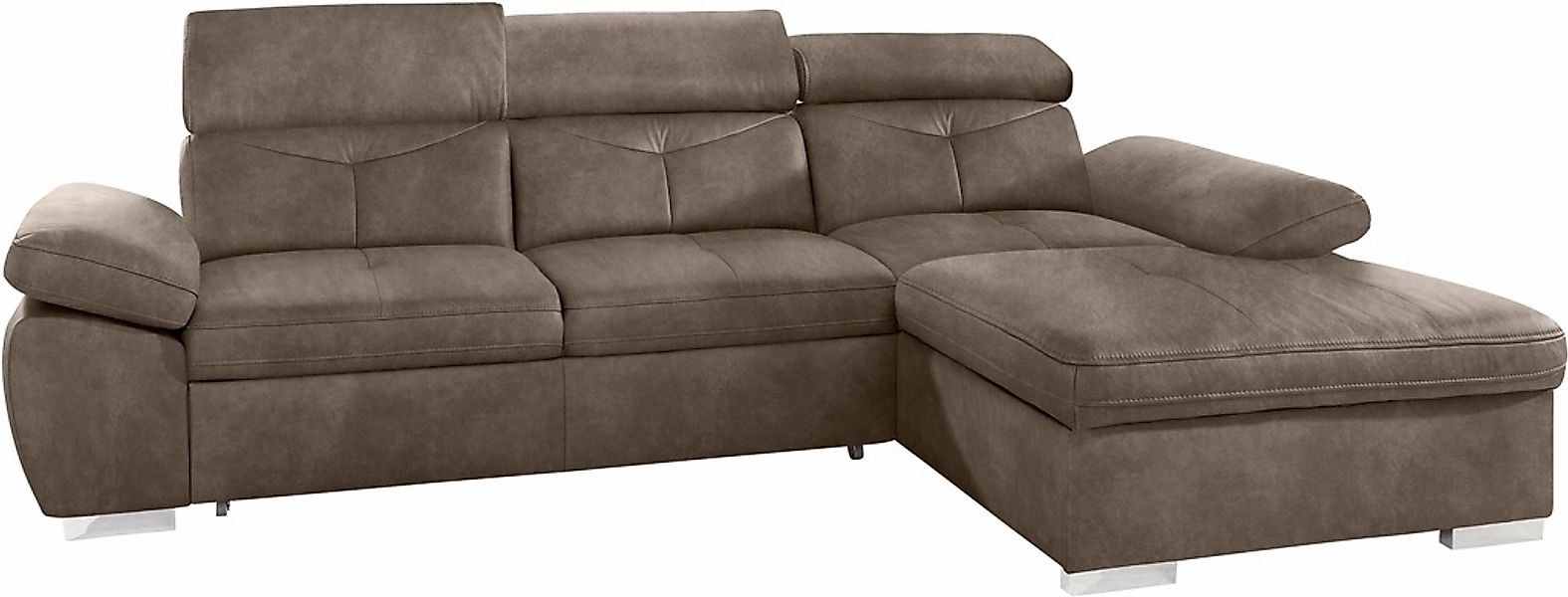 exxpo - sofa fashion Ecksofa "Spring, super bequem, mit Armteil- und Kopfte günstig online kaufen