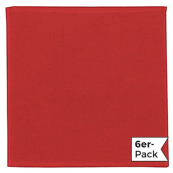 Erwin Müller Geschirrtuch Spültuch 6er-Pack, Baumwolle Uni günstig online kaufen